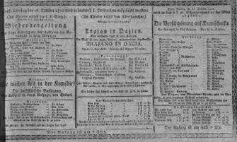 Theaterzettel (Oper und Burgtheater in Wien) 18101016 Seite: 1