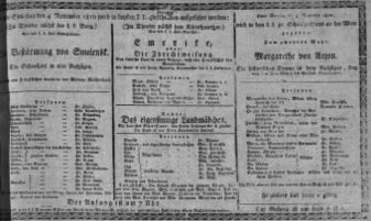 Theaterzettel (Oper und Burgtheater in Wien) 18101104 Seite: 1
