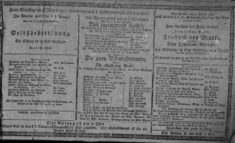 Theaterzettel (Oper und Burgtheater in Wien) 18110105 Seite: 1