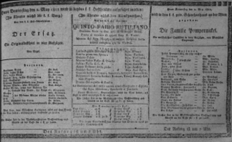 Theaterzettel (Oper und Burgtheater in Wien) 18110502 Seite: 1