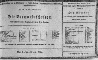 Theaterzettel (Oper und Burgtheater in Wien) 18110904 Seite: 2