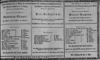 Theaterzettel (Oper und Burgtheater in Wien) 18120519 Seite: 1
