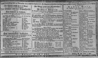 Theaterzettel (Oper und Burgtheater in Wien) 18121119 Seite: 1