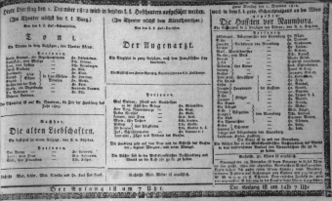 Theaterzettel (Oper und Burgtheater in Wien) 18121201 Seite: 1