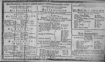 Theaterzettel (Oper und Burgtheater in Wien) 18130102 Seite: 1