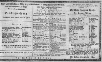 Theaterzettel (Oper und Burgtheater in Wien) 18130311 Seite: 2