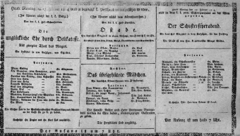 Theaterzettel (Oper und Burgtheater in Wien) 18140117 Seite: 1