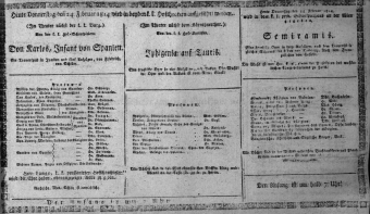 Theaterzettel (Oper und Burgtheater in Wien) 18140224 Seite: 1