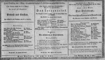 Theaterzettel (Oper und Burgtheater in Wien) 18140507 Seite: 1