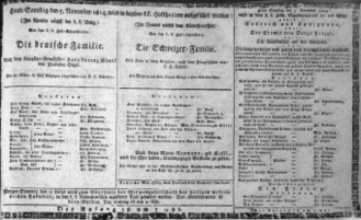 Theaterzettel (Oper und Burgtheater in Wien) 18141105 Seite: 1