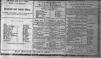 Theaterzettel (Oper und Burgtheater in Wien) 18141123 Seite: 1