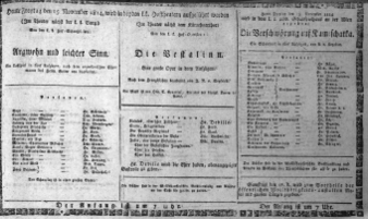 Theaterzettel (Oper und Burgtheater in Wien) 18141125 Seite: 1
