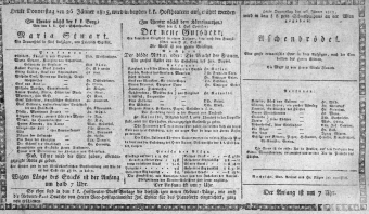 Theaterzettel (Oper und Burgtheater in Wien) 18150126 Seite: 2