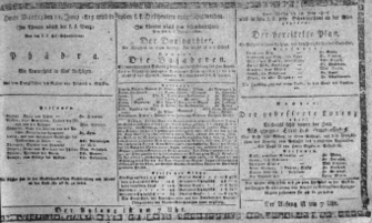 Theaterzettel (Oper und Burgtheater in Wien) 18150612 Seite: 1