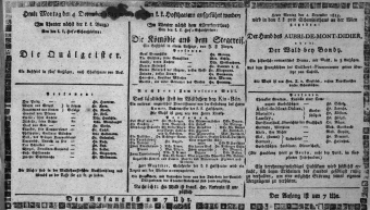 Theaterzettel (Oper und Burgtheater in Wien) 18151204 Seite: 1