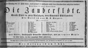 Theaterzettel (Oper und Burgtheater in Wien) 18210717 Seite: 1