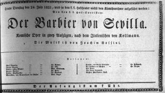 Theaterzettel (Oper und Burgtheater in Wien) 18210724 Seite: 1