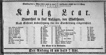Theaterzettel (Oper und Burgtheater in Wien) 18230301 Seite: 1