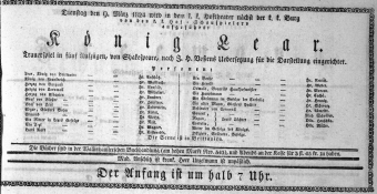 Theaterzettel (Oper und Burgtheater in Wien) 18240309 Seite: 1