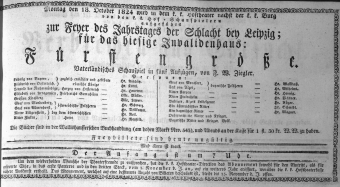 Theaterzettel (Oper und Burgtheater in Wien) 18241018 Seite: 1