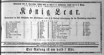 Theaterzettel (Oper und Burgtheater in Wien) 18241208 Seite: 1