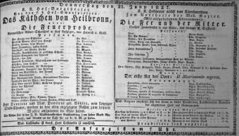 Theaterzettel (Oper und Burgtheater in Wien) 18270621 Seite: 1