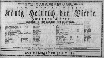 Theaterzettel (Oper und Burgtheater in Wien) 18280517 Seite: 1
