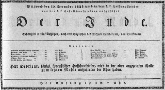 Theaterzettel (Oper und Burgtheater in Wien) 18281210 Seite: 1