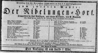 Theaterzettel (Oper und Burgtheater in Wien) 18281230 Seite: 1