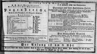 Theaterzettel (Oper und Burgtheater in Wien) 18290303 Seite: 1