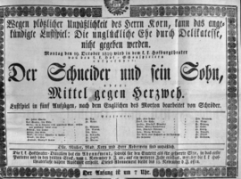 Theaterzettel (Oper und Burgtheater in Wien) 18291010 Seite: 2