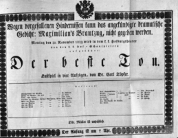 Theaterzettel (Oper und Burgtheater in Wien) 18291130 Seite: 2