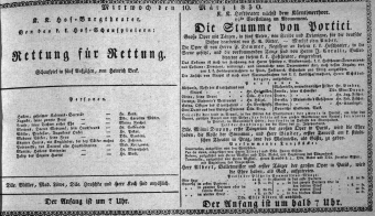 Theaterzettel (Oper und Burgtheater in Wien) 18300310 Seite: 1