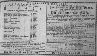 Theaterzettel (Oper und Burgtheater in Wien) 18300509 Seite: 1