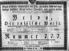 Theaterzettel (Oper und Burgtheater in Wien) 18300611 Seite: 2