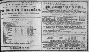 Theaterzettel (Oper und Burgtheater in Wien) 18300808 Seite: 1