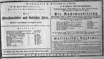 Theaterzettel (Oper und Burgtheater in Wien) 18301203 Seite: 1