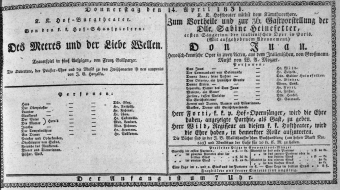Theaterzettel (Oper und Burgtheater in Wien) 18310414 Seite: 1