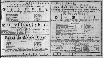 Theaterzettel (Oper und Burgtheater in Wien) 18310421 Seite: 1