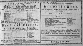 Theaterzettel (Oper und Burgtheater in Wien) 18310502 Seite: 1