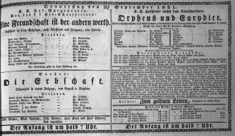 Theaterzettel (Oper und Burgtheater in Wien) 18310929 Seite: 1
