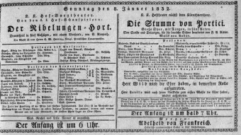 Theaterzettel (Oper und Burgtheater in Wien) 18320108 Seite: 1