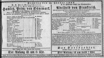 Theaterzettel (Oper und Burgtheater in Wien) 18320114 Seite: 2