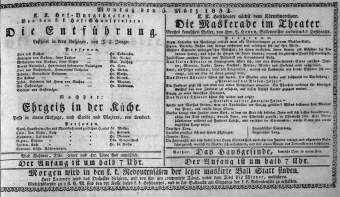 Theaterzettel (Oper und Burgtheater in Wien) 18320305 Seite: 1