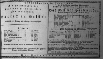 Theaterzettel (Oper und Burgtheater in Wien) 18320614 Seite: 1
