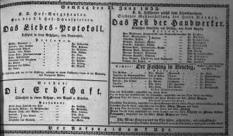 Theaterzettel (Oper und Burgtheater in Wien) 18320623 Seite: 1
