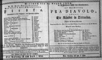 Theaterzettel (Oper und Burgtheater in Wien) 18320829 Seite: 1