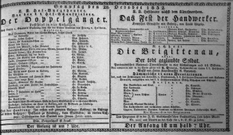Theaterzettel (Oper und Burgtheater in Wien) 18321028 Seite: 1
