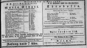 Theaterzettel (Oper und Burgtheater in Wien) 18330515 Seite: 1