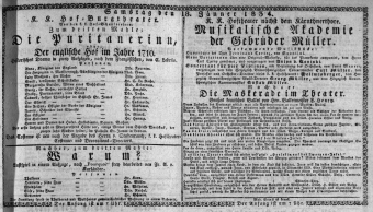 Theaterzettel (Oper und Burgtheater in Wien) 18340118 Seite: 1